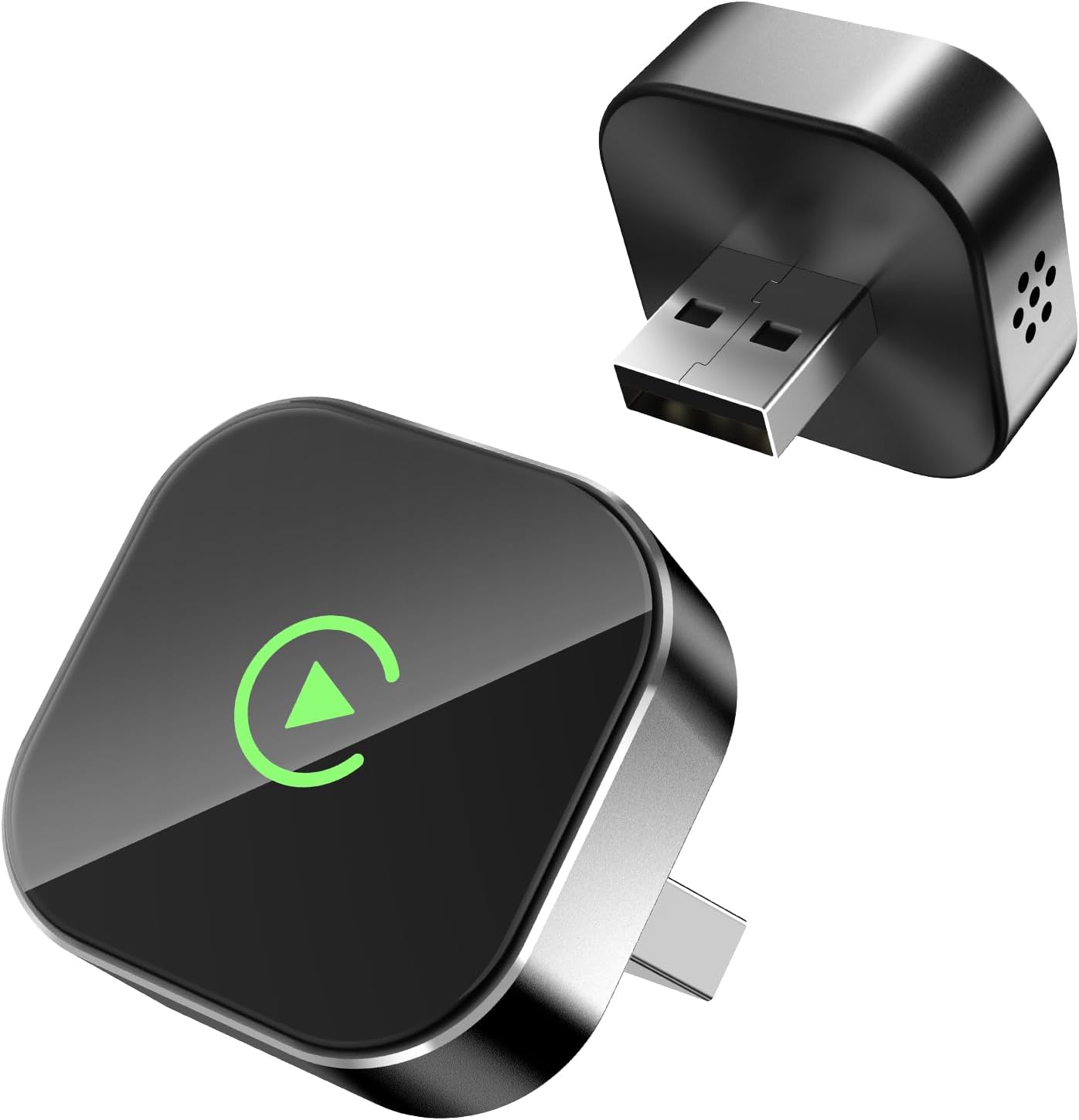 2025 Wireless CarPlay Adapter for Apple, Upgrade Wired to Wireless, Mini USB-C/Type-C Design, Plug and Play, No Delay Bluetooth+WIFI Stable Connection Car Play for iPhone, with Web App and OTA Updates